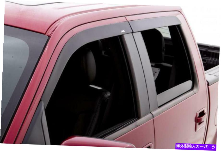バグシールド AVS 04-14 FITS FORD F-150 SUPERCAB VENTVISORロープロファイルウィンドウディフレクター4PC- AVS 04-14 fits Ford F-150 Supercab Ventvisor Low Profile Window Deflectors 4pc -【並行輸入品】