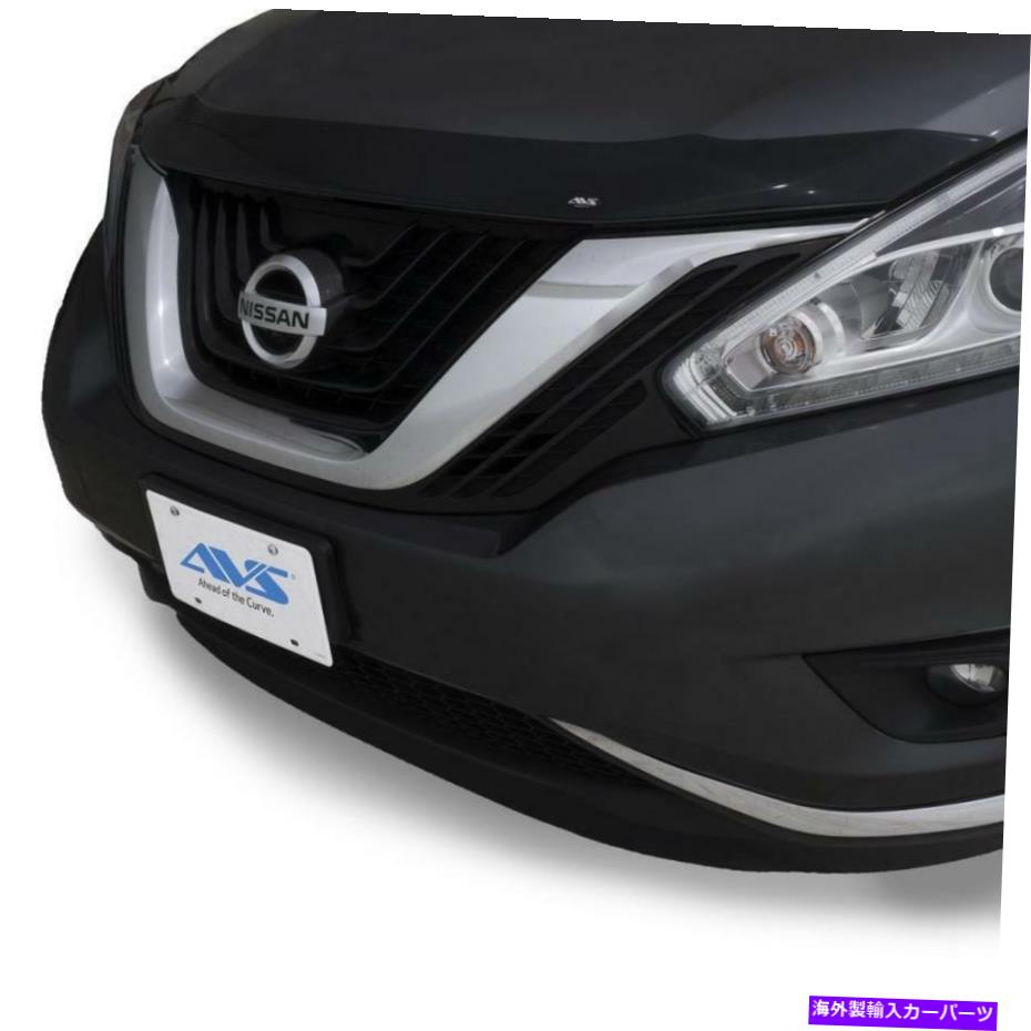 バグシールド Auto Ventshade（AVS）377173 Aeroskin Hood Protector;マットブラック Auto Ventshade (AVS) 377173 Aeroskin Hood Protector; Matte Black【並行輸入品】