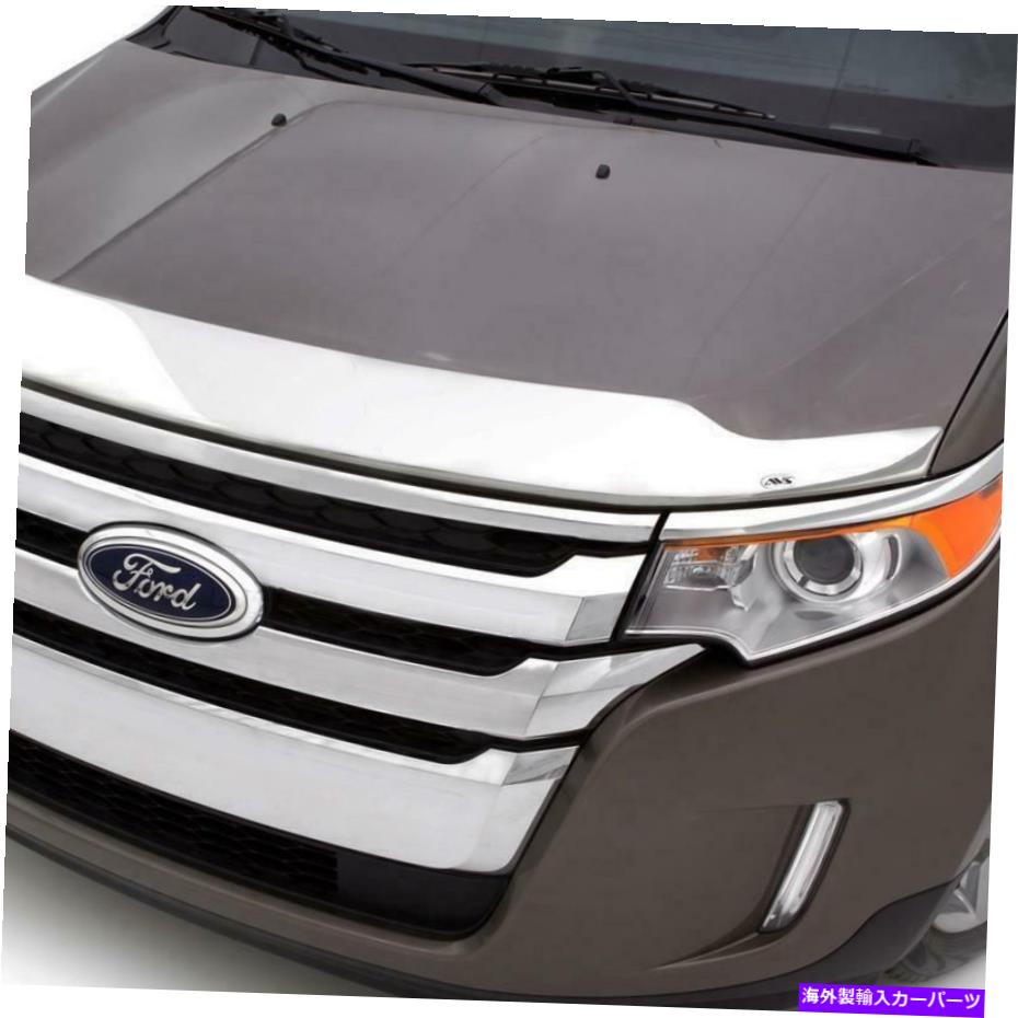 バグシールド Auto Ventshade（AVS）620072 Aeroskin Hoodプロテクター。クロム Auto Ventshade (AVS) 620072 Aeroskin Hood Protector; Chrome【並行輸入品】
