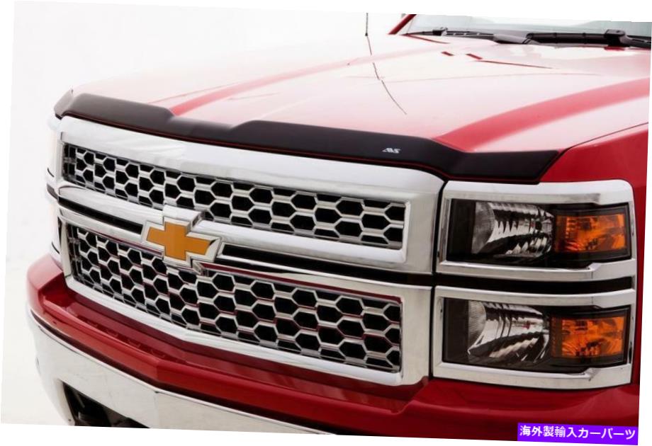 バグシールド Auto Ventshade(AVS)377062 Aeroskin Hood Protector;マットブラック Auto Ventshade (AVS) 377062 Aeroskin Hood Protector; Matte Black【並行輸入品】