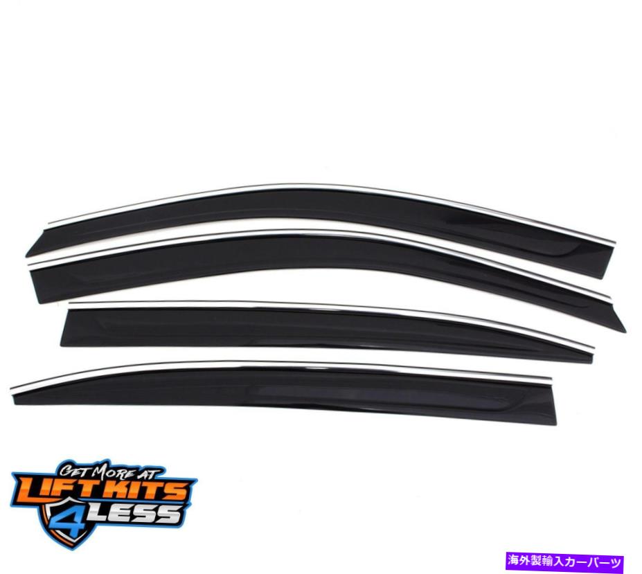 バグシールド Auto Ventshade 794025 2015-2017トヨタカムリのベントヴィザーロープロファイルデフレクター Auto Ventshade 794025 Ventvisor Low Profile Deflector for 2015-2017 Toyota Camry【並行輸入品】