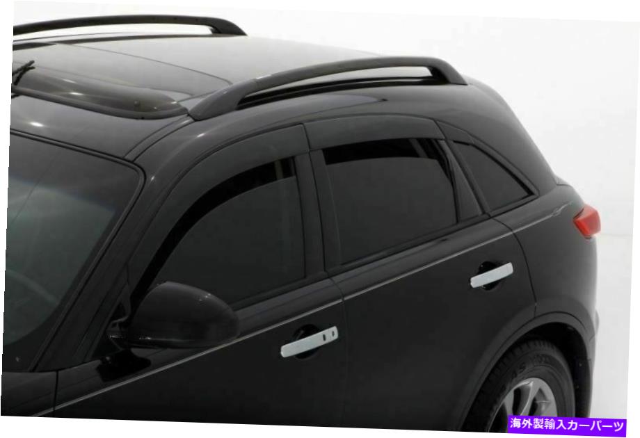 バグシールド 08-11スバルインプレッサ（非WRXおよびSTI）のVentVisorロープロファイルデフレクター AVS Ventvisor Low Profile Deflector for 08-11 Subaru Impreza (NON WRX And STI)【並行輸入品】