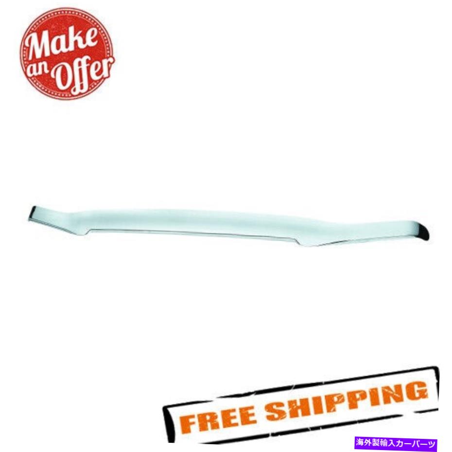 バグシールド AVS 680045 09-18 DODGE RAM 1500 / 19-21 1500クラシックのクロムフードシールド AVS 680045 Chrome Hood Shield for 09-18 Dodge Ram 1500 / 19-21 1500 Classic【並行輸入品】