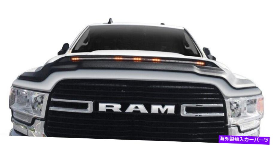 バグシールド RAM 2500エアロスキンロープロファイルライトシールドのAVS2021-ブラック AVS 2021 for Ram 2500 Aeroskin Low Profile Light Shield - Black【並行輸入品】