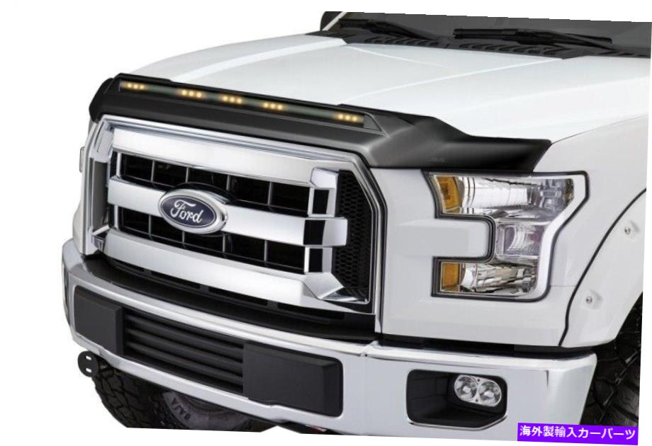 バグシールド AVS Black Aeroskin LightShield Hood Protector for 2015-2019 Ford for F150 AVS Black Aeroskin LightShield Hood Protector for 2015-2019 Ford for F150【並行輸入品】