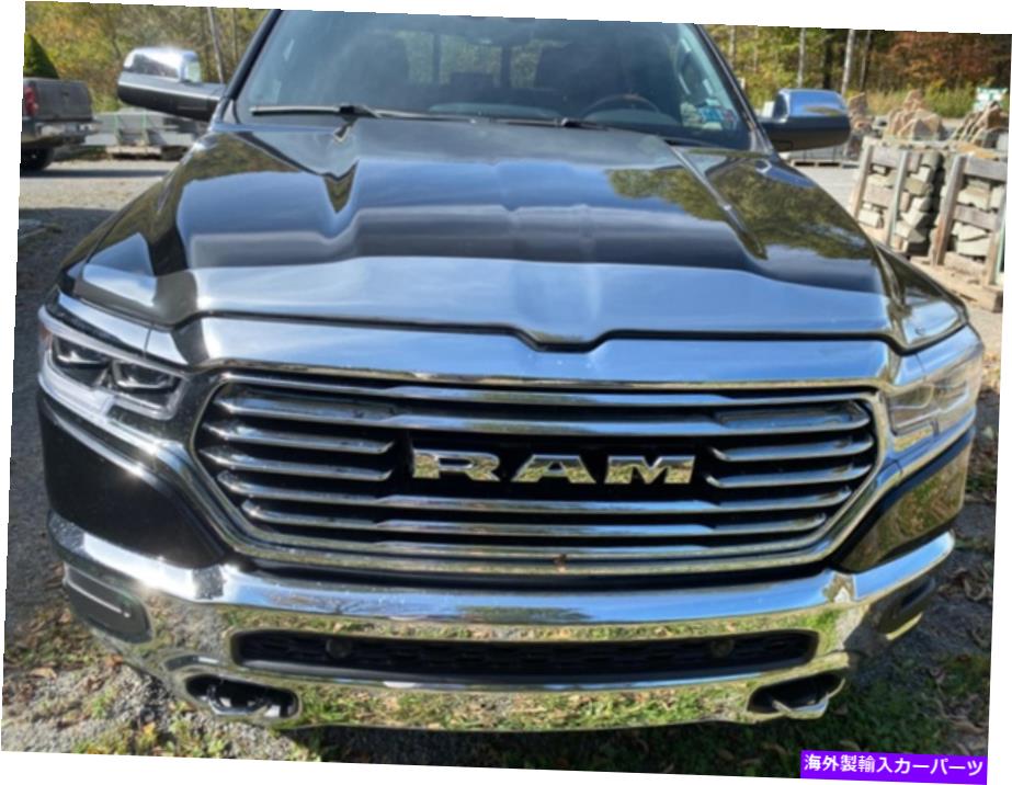 バグシールド Chrome Bug Shield（2019 RAM 1500 New Bodyのみ）フードガードプロテクターデフレクター CHROME Bug Shield (2019 RAM 1500 NEW BODY ONLY) Hood Guard Protector Deflector【並行輸入品】