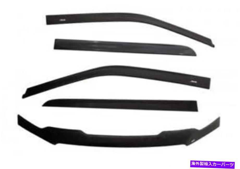 バグシールド AVS Matte Black Ventvisor/Aeroskin Kit 2009-2018のDodge for RAM 1500 Q ... AVS Matte Black Ventvisor/Aeroskin Kit for 2009-2018 for Dodge for Ram 1500 Q...【並行輸入品】