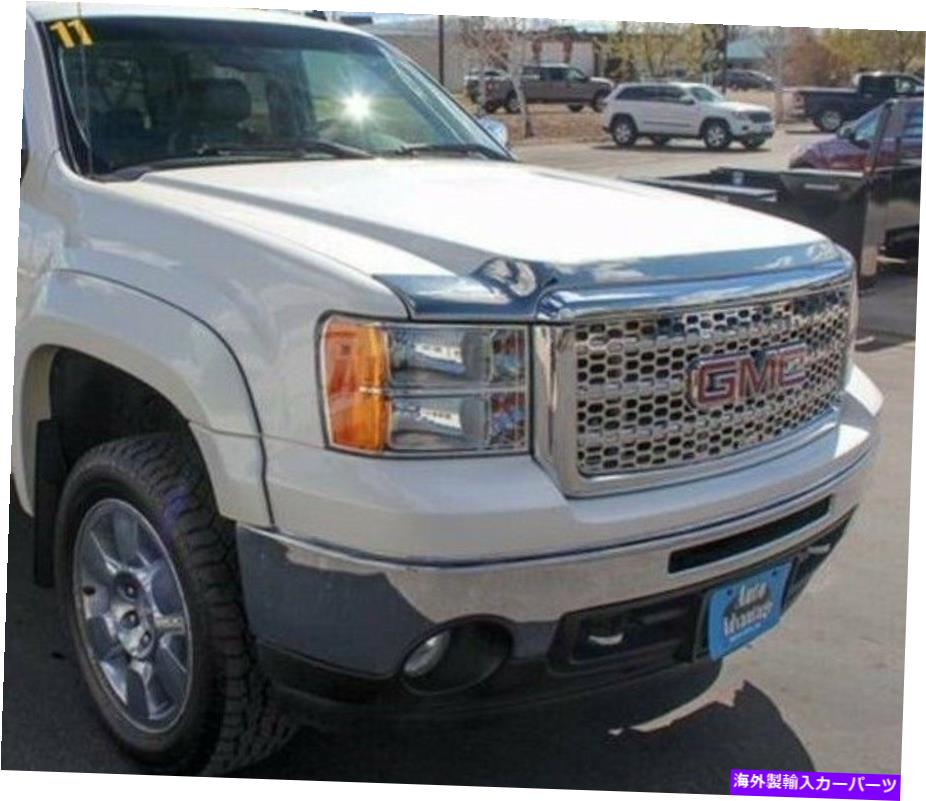 バグシールド Chrome Bug Shield 2008- 2013 Sierra 1500 Hood Protectorバグガードバグデフレクター CHROME Bug Shield 2008- 2013 SIERRA 1500 Hood Protector Bug Guard Bug Deflector【並行輸入品】