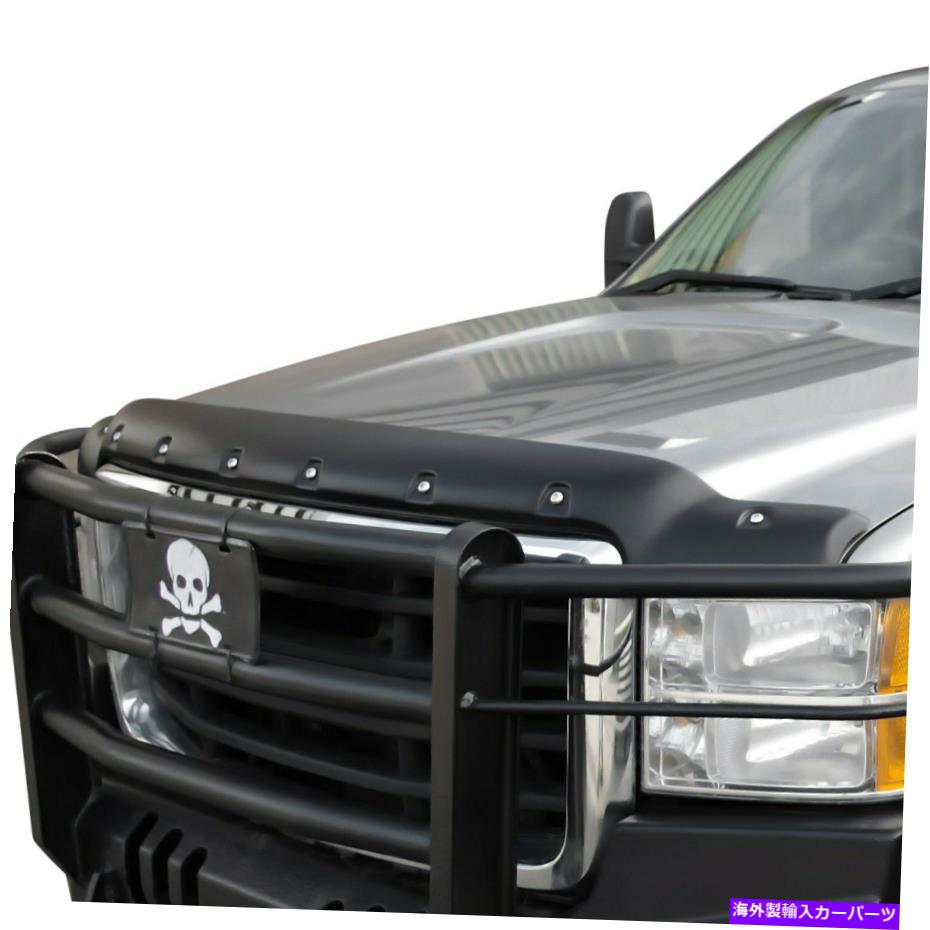 バグシールド GMC Sierra 3500 HD 07-14フォーカスオートテクスチャブラックフォームフィットフードプロテクター用 For GMC Sierra 3500 HD 07-14 Focus Auto Textured Black FormFit Hood Protector【並行輸入品】