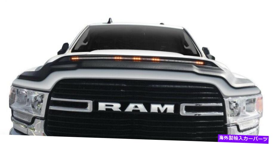 バグシールド RAM 2500 Aeroskinのlockinの低いプロファイルライトシールドのためのAVS 2021 -Black AVS 2021 for for Ram 2500 Aeroskin Low Profile Light Shield - Black【並行輸入品】