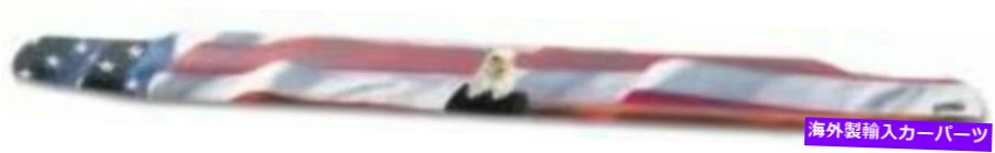 バグシールド Stampede Fits 2015-2019 Ford F-150自警団プレミアムフードプロテクター-Flag Stampede Fits 2015-2019 Ford F-150 Vigilante Premium Hood Protector - Flag【並行輸入品】