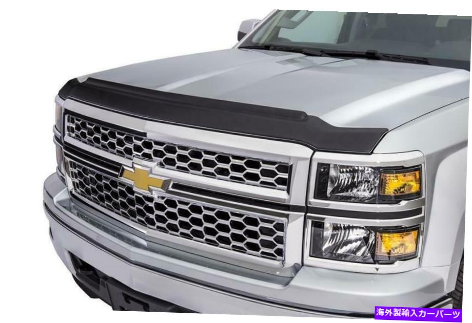 バグシールド Auto Ventshade（AVS）436123 Aeroskin IIフードプロテクター。テクスチャブラック Auto Ventshade (AVS) 436123 Aeroskin II Hood Protector; Textured Black【並行輸入品】