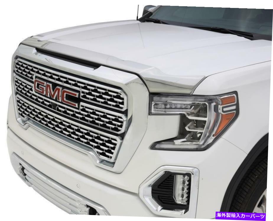 バグシールド Auto Ventshade（AVS）622167 Aeroskin Hood Protector;クロム Auto Ventshade (AVS) 622167 Aeroskin Hood Protector; Chrome【並行輸入品】
