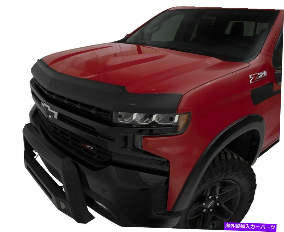 バグシールド マットブラックバグシールド（2021シルバラード1500）バグデフレクターガードフードプロテクター MATTE BLACK Bug Shield (2021 SILVERADO 1500) Bug Deflector Guard Hood Protector【並行輸入品】