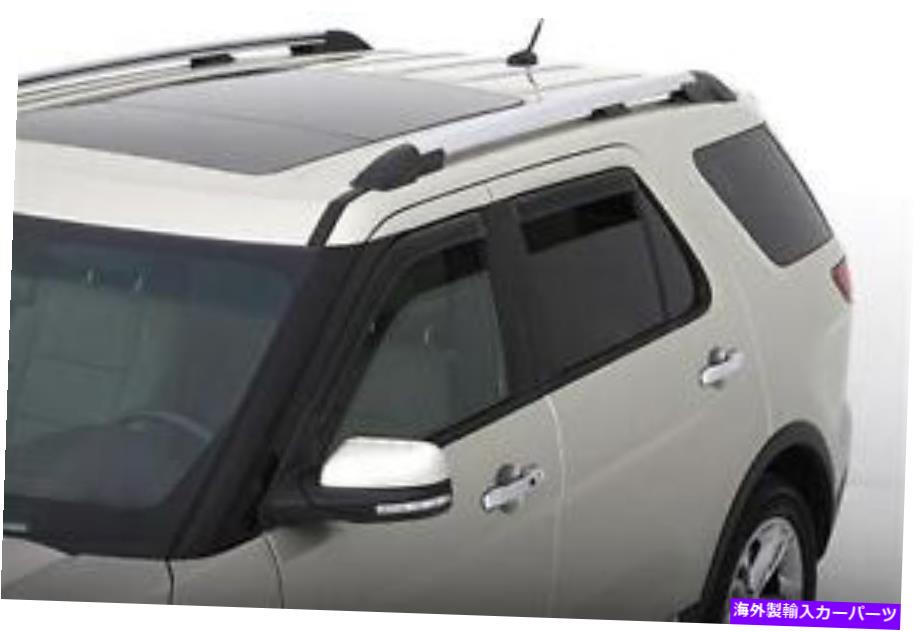 バグシールド Lexus RX 2016-2022フルセットダークピントのサイドウィンドウディフレクター Side Window Deflectors for Lexus RX 2016-2022 Full Set Dark Tint【並行輸入品】