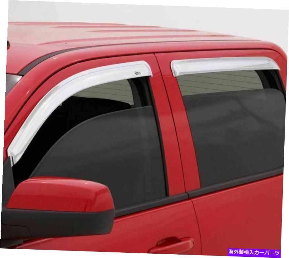 バグシールド AVS-FOR 09-14 FORD F-150 SuperCrew Ventvisor Mount Front＆Lear Window AVS-for 09-14 Ford F-150 Supercrew Ventvisor Outside Mount Front & Rear Window【並行輸入品】