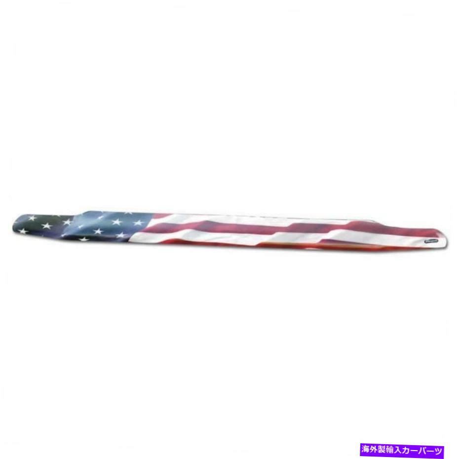 バグシールド 2015-2019 GMC Canyon Vigilante Premium Hood Protectorのスタンピード-Flag Stampede for 2015-2019 GMC Canyon Vigilante Premium Hood Protector - Flag【並行輸入品】