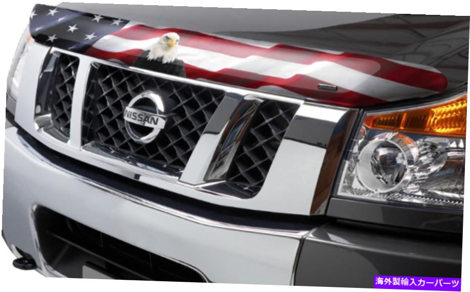 バグシールド Stampede 2007-2013 GMC Sierra 1500 Vigilante Premium Hood Protector -Flag -204 Stampede 2007-2013 GMC Sierra 1500 Vigilante Premium Hood Protector - Flag - 204【並行輸入品】