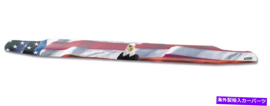 バグシールド スタンピード2259-30アメリカの旗w/イーグルフードプロテクターラム1500 Stampede 2259-30 American Flag w/Eagle Hood Protector for Ram 1500【並行輸入品】