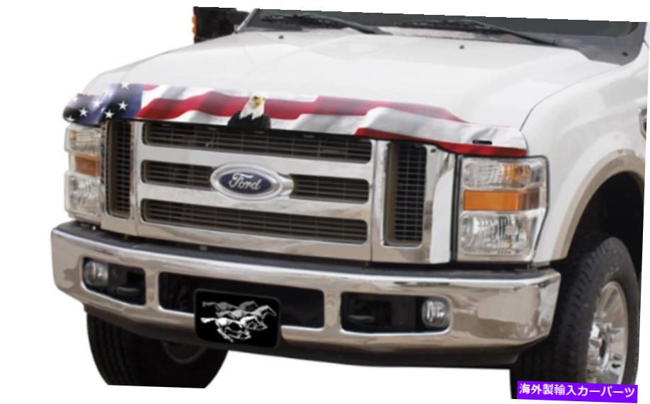 バグシールド Stampede 2017-2019 Ford F-250 Super Duty Vigilante Premium Hood Protector- Stampede 2017-2019 fits Ford F-250 Super Duty Vigilante Premium Hood Protector -【並行輸入品】