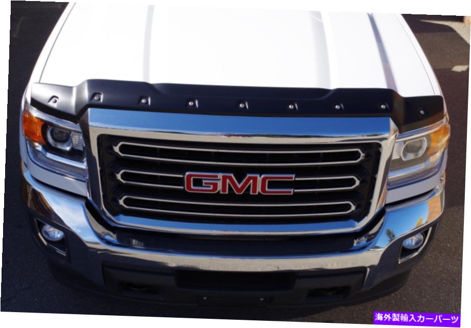 バグシールド 15-18 GMCシエラ2500/3500 HDブラックスムーズのタフなガードフードガード Tough Guard Hood Guard For 15-18 GMC Sierra 2500/3500 HD Black Smooth【並行輸入品】