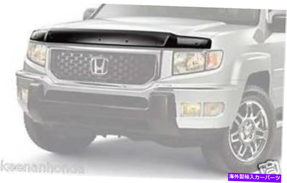 バグシールド 本物のOEMホンダリッジラインフードエアデフレクター2006-2014 Genuine OEM Honda Ridgeline Hood Air Deflector 2006 - 2014【並行輸入品】