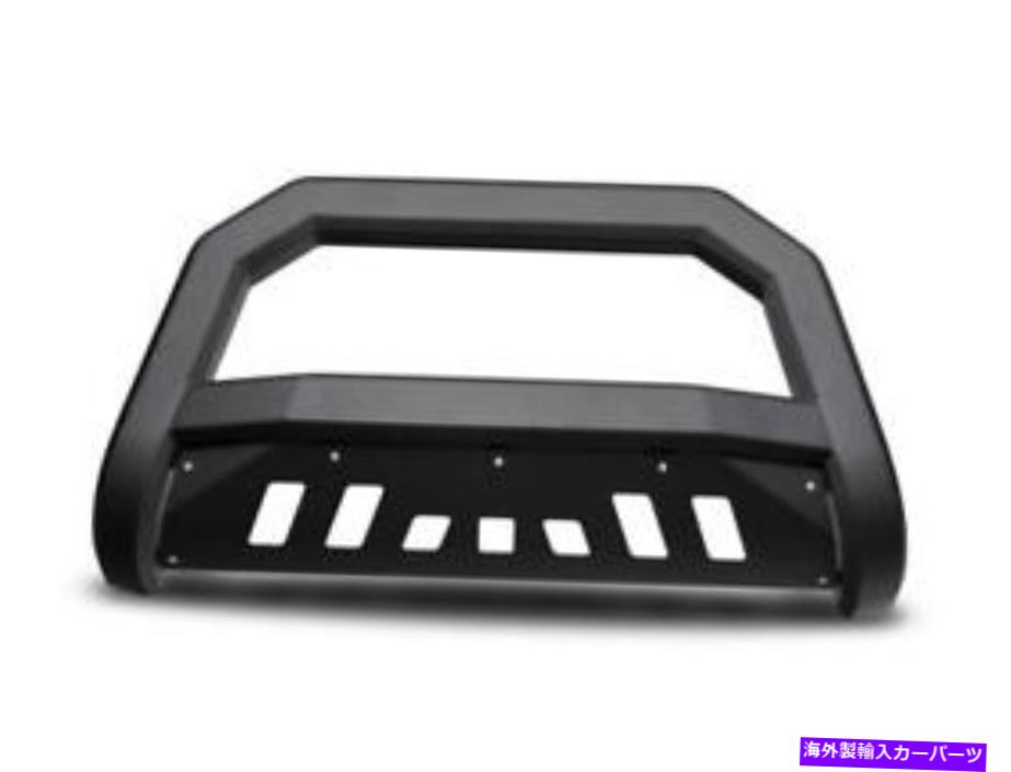 バグシールド 99-06 GMC Sierra 1500用の黒いスキッドプレート付きARシリーズブルバー - Armordillo AR SERIES BULL BAR w/ BLACK SKID PLATE FOR 99-06 GMC SIERRA 1500 - ARMORDILLO【並行輸入品】