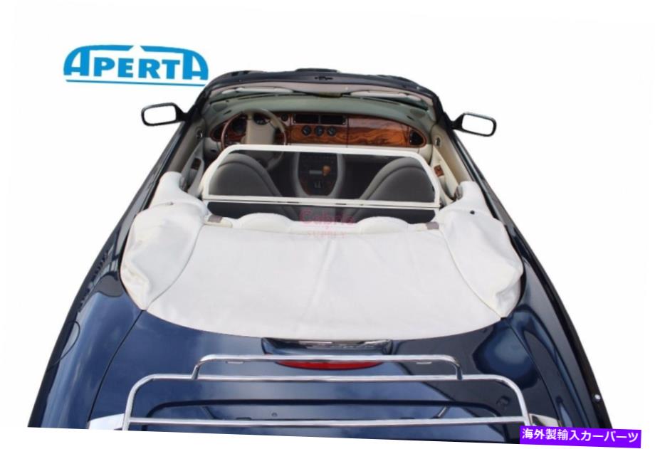 バグシールド 風のディフレクターはアイボリージャガーXK8 XKR X100 1996-2006ウィンドブロッカーウィンドストップQDVに適合する WIND DEFLECTOR FITS IVORY JAGUAR XK8 XKR X100 1996-2006 WINDBLOCKER WINDSTOP QDV【並行輸入品】