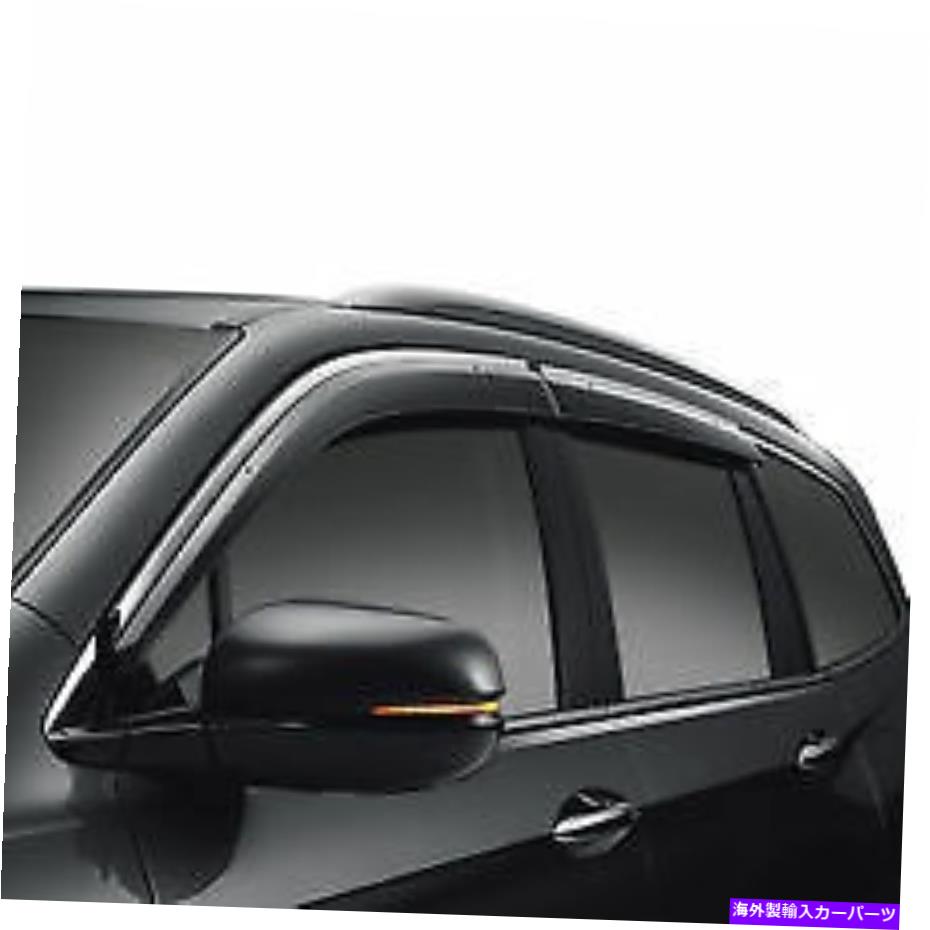 バグシールド 本物のホンダOEM 16-22パイロットドアバイザーセット新しい08R04-TG7-101 Genuine Honda Oem 16-22 Pilot Door Visor Set New 08R04-TG7-101【並行輸入品】