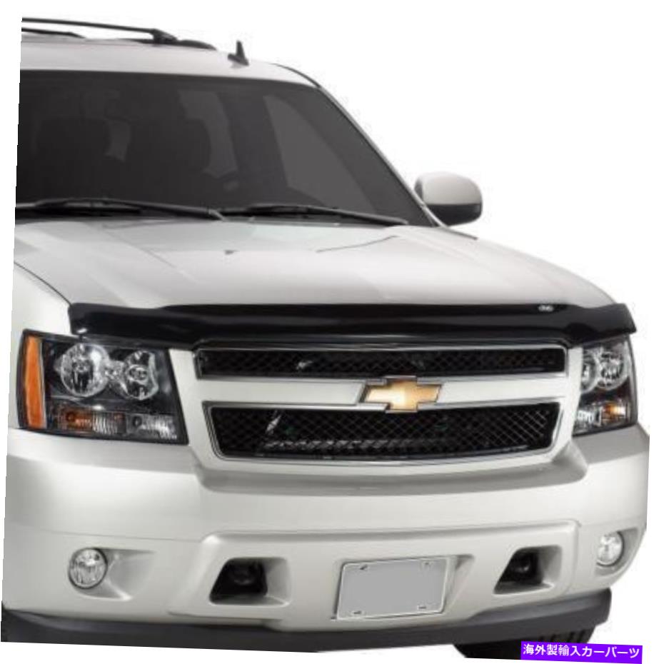 バグシールド AVSバグフレクター媒体プロファイルフードシールド - 16-18トヨタタコマの煙 AVS Bugflector Medium Profile Hood Shield - Smoke for 16-18 Toyota Tacoma【並行輸入品】
