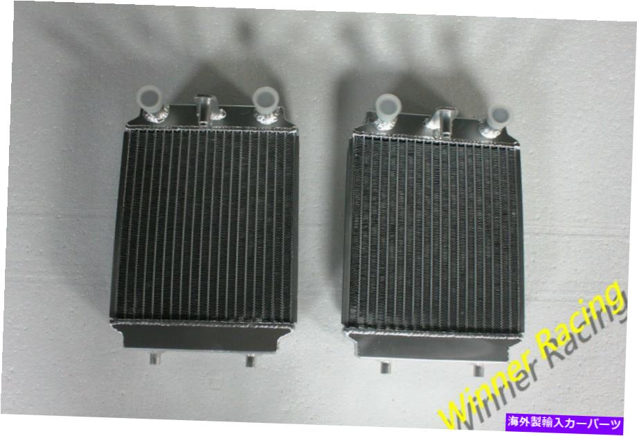 Radiator アルミニウム補助ラジエーターフィットアウディS3/TTS;ゴルフMK7 GTI 2.0TFSI左 +右 ALUMINUM AUXILIARY RADIATOR FIT AUDI S3/TTS; GOLF MK7 GTI 2.0TFSI Left + Right【並行輸入品】
