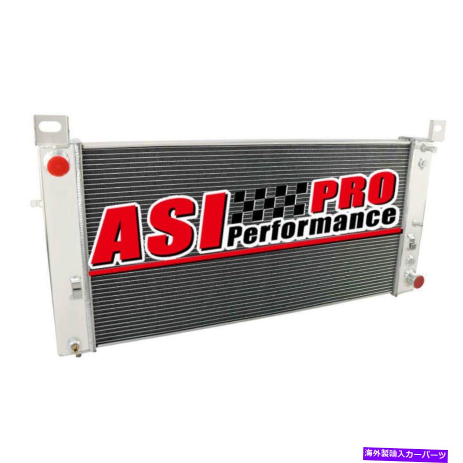Radiator 1999-2014の4列アルミニウムラジエーターシボレーシルバラード1500 2500タホ4.8-6.0 V8 4 Row Aluminum Radiator for 1999-2014 Chevy Silverado 1500 2500 Tahoe 4.8-6.0 V8【並行輸入品】
