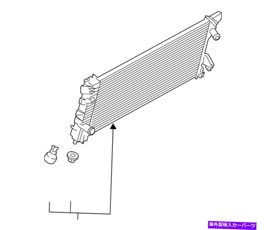 Radiator 本物のフォードラジエーターHL3Z-8005-B Genuine Ford Radiator HL3Z-8005-B【並行輸入品】