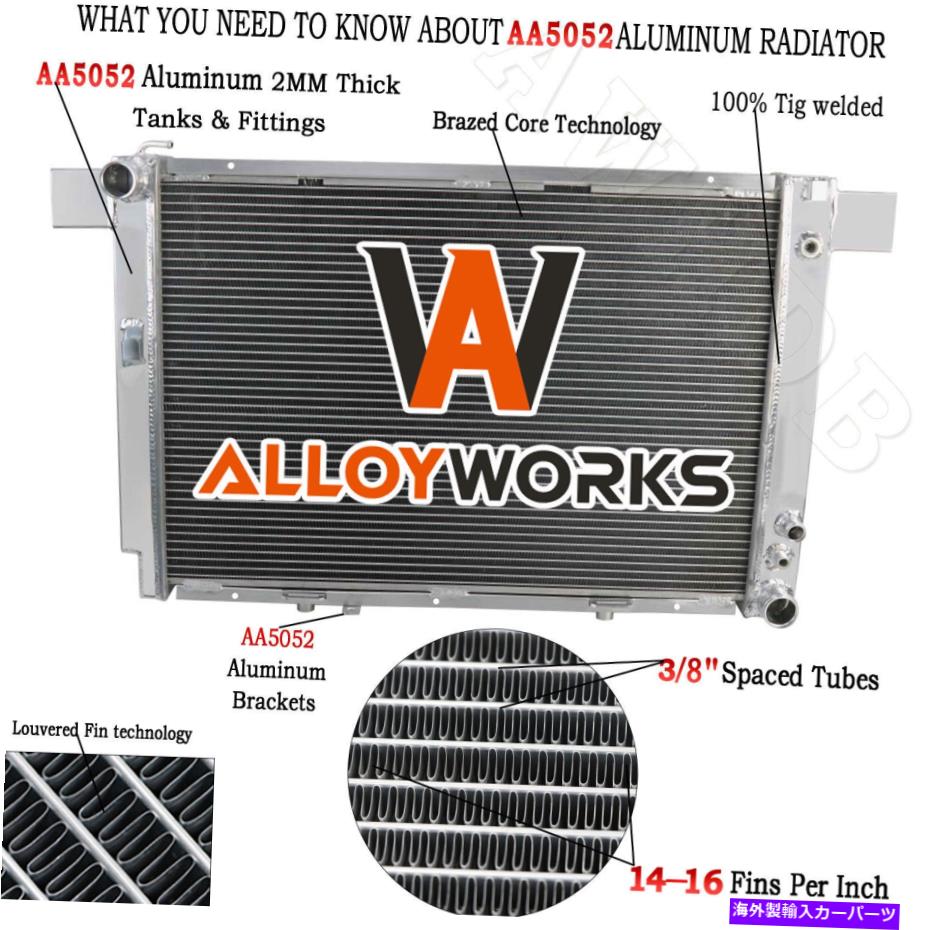 Radiator 1990-2002 2001の3列アルミニウムラジエーターメルセデスベンツSL500 R129 500 SL 5.0L 3 Row Aluminum Radiator For 1990-2002 2001 MERCEDES BENZ SL500 R129 500 SL 5.0L【並行輸入品】