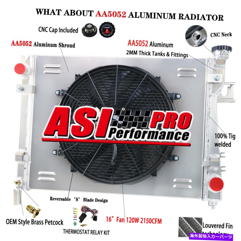 Radiator ラジエーター+シュラウド+ファン+リレー2003-09 08 Dodge Ram 1500 2500 3500ピックアップ5.7/V8 Radiator+Shroud+Fan+Relay For 2003-09 08 Dodge Ram 1500 2500 3500 Pickup 5.7/V8【並行輸入品】 57,899円