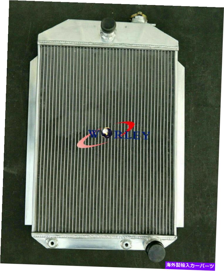 Radiator Chevy Hot / Street Rod 350 V8 W / Tranny Cooler 1937 37のアルミニウムラジエーター Aluminum Radiator For Chevy Hot / Street Rod 350 V8 W/Tranny Cooler 1937 37 AT【並行輸入品】