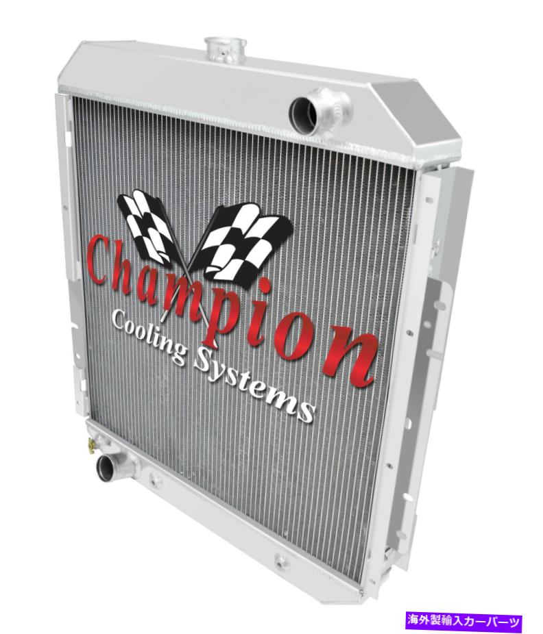 Radiator 1968年から1977年のフォードFシリーズの3列のパフォーマンスチャンピオンラジエーター 3 Row Performance Champion Radiator for 1968 - 1977 Ford F-Series【並行輸入品】