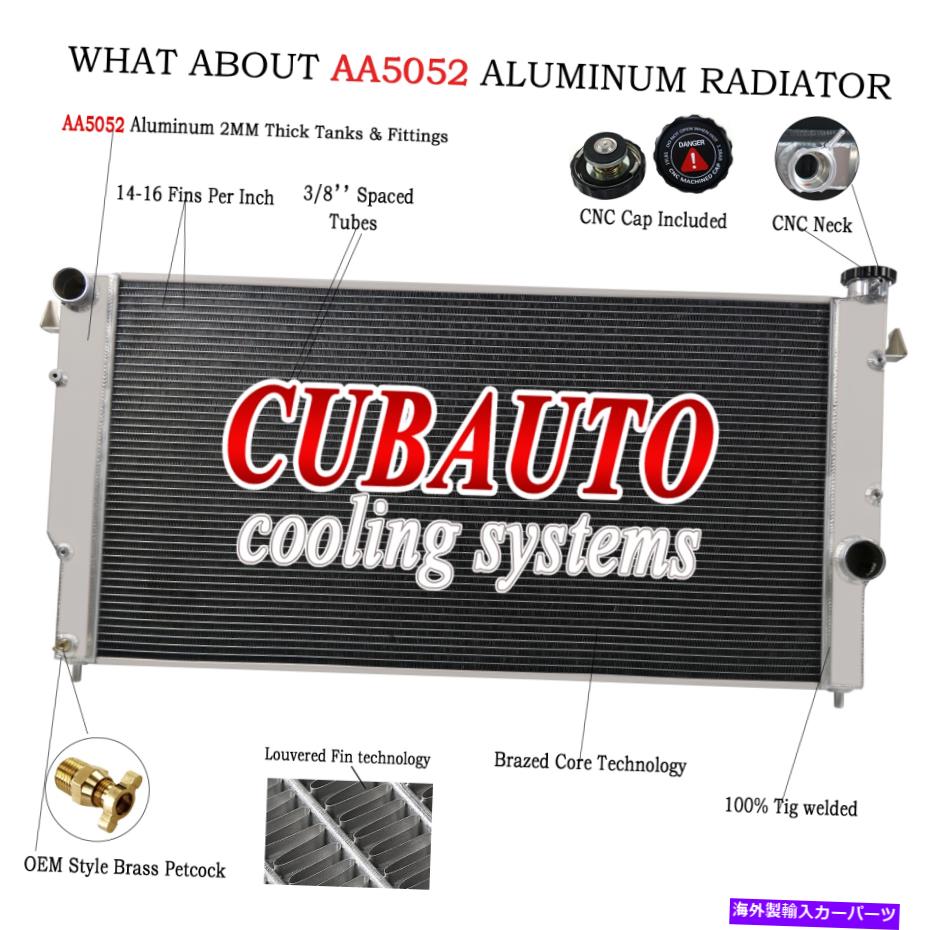 Radiator 1994年から2002年のダッジRAM 2500 3500 5.9L L6ターボディーゼルの4列アルミニウムラジエーター 4 ROW Aluminum Radiator FOR 1994-2002 Dodge Ram 2500 3500 5.9L L6 Turbo Diesel【並行輸入品】