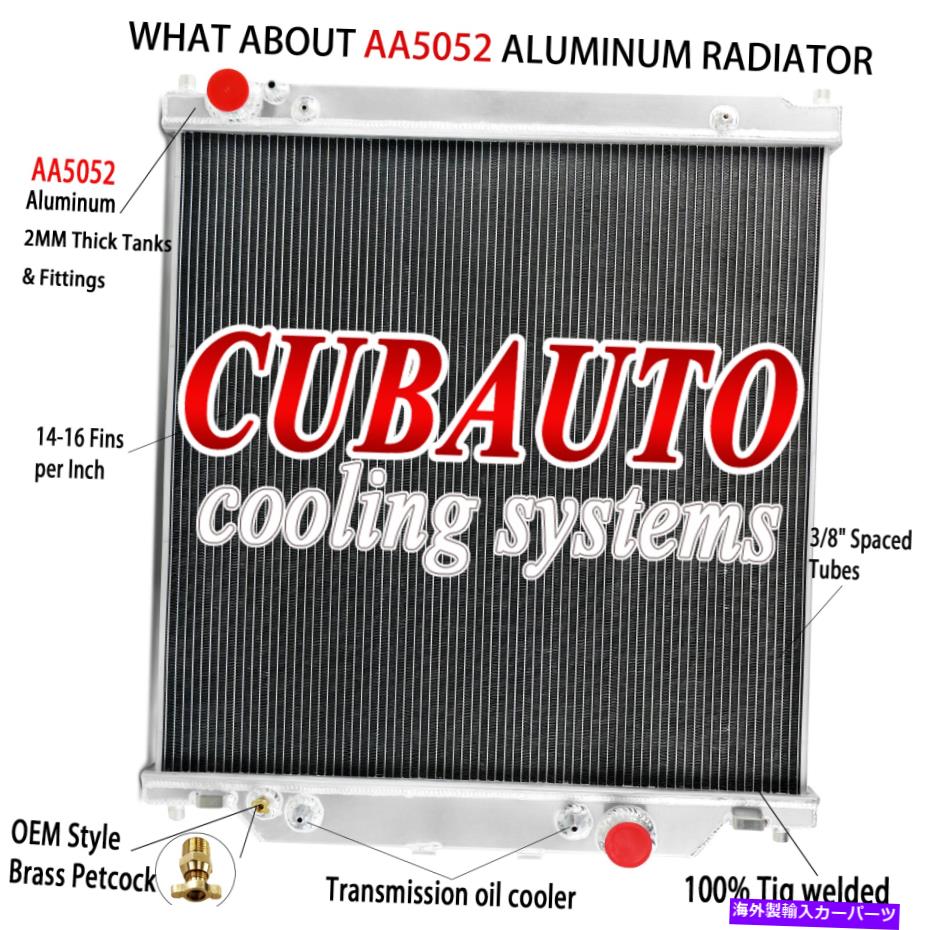Radiator 2003-2007 Ford F250 F350 F450 F550 PowerStroke 6.0L 3列アルミニウムラジエーター For 2003-2007 Ford F250 F350 F450 F550 Powerstroke 6.0L 3 Row Aluminum Radiator【並行輸入品】｜Us Custom Parts Shop USDM