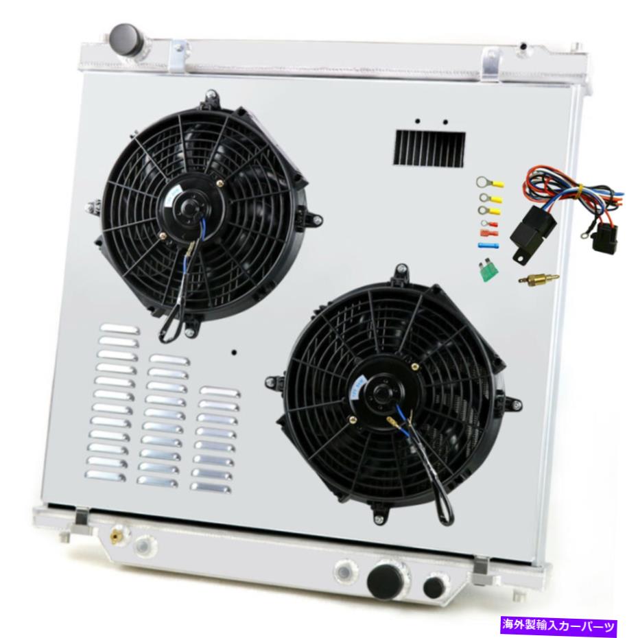 Radiator 3列ラジエーター+シュラウドファンフィット1999-2005フォードF250 F350スーパーデューティ6.8/7.3L V8 3 Rows Radiator+Shroud Fan Fits 1999-2005 Ford F250 F350 Super Duty 6.8/7.3L V8【並行輸入品】