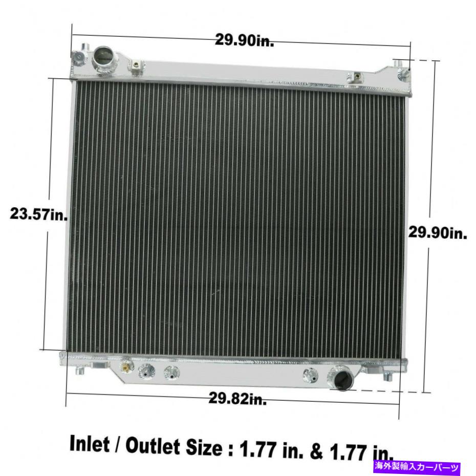Radiator 1995 1996 1997 Ford F-250 F-350 7.3L PowerStroke V8のアルミニウム3列ラジエーター Aluminum 3-Row Radiator For 1995 1996 1997 Ford F-250 F-350 7.3L Powerstroke V8【並行輸入品】
