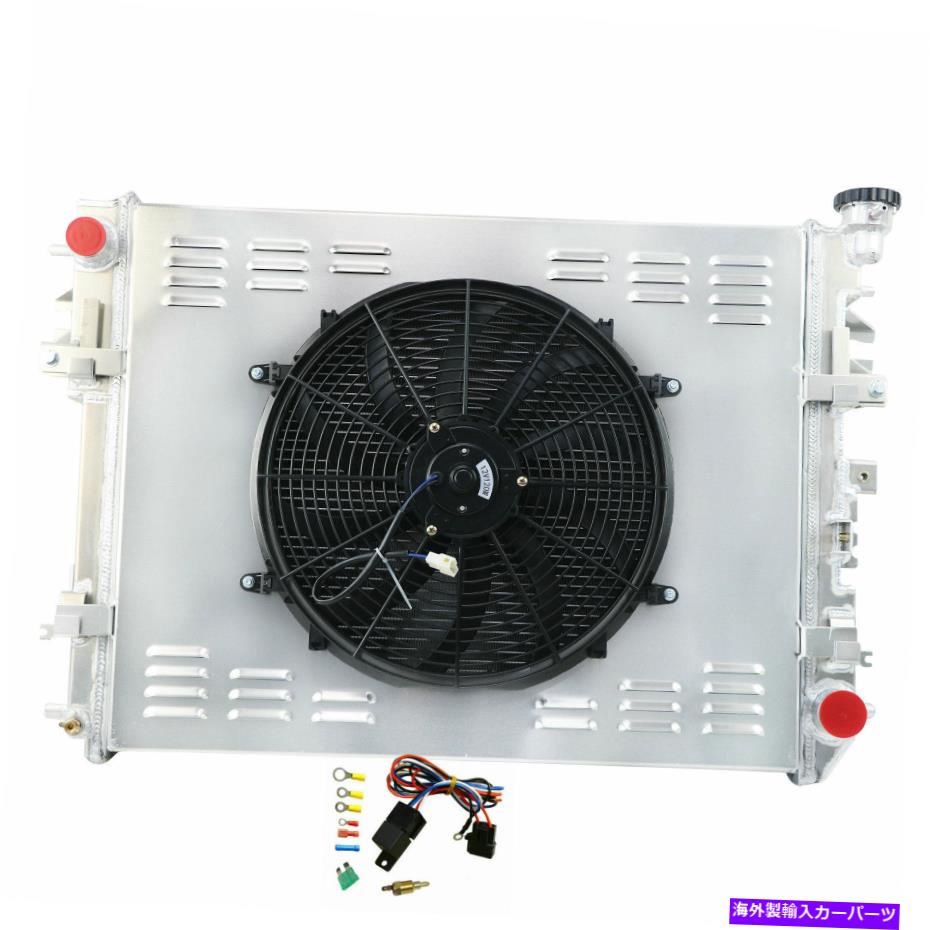 Radiator 2009-2018 2016 Dodge Ram 1500 2500 3.7L合金の3列のラジエーター+シュラウドファン 3 ROW Radiator+Shroud Fan For 2009-2018 2016 Dodge Ram 1500 2500 3.7L ALLOY【並行輸入品】