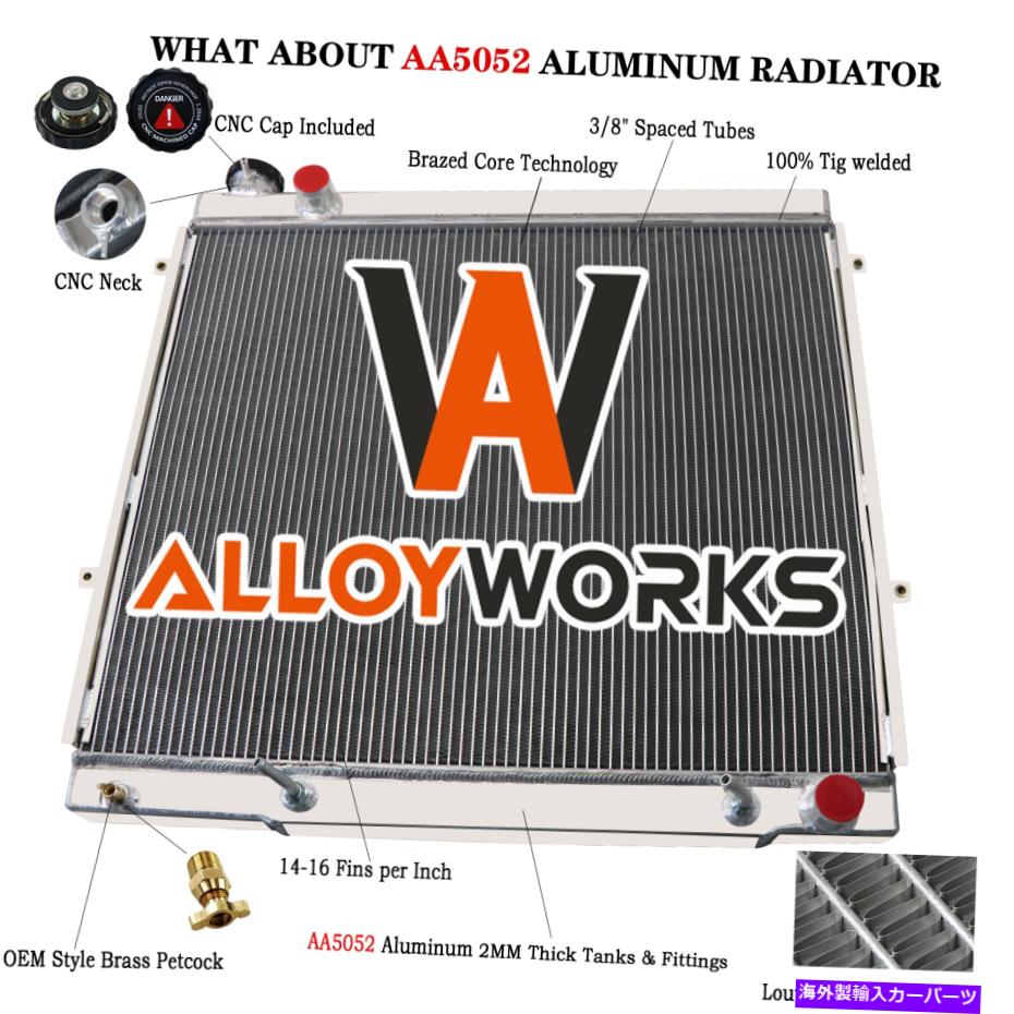 Radiator 2001-2007 2004年の3列アルミニウムラジエータートヨタツンドラセコイアV8 4.7L 3 Row Aluminum Radiator For 2001-2007 2004 Toyota Tundra Sequoia V8 4.7L AT MT【並行輸入品】