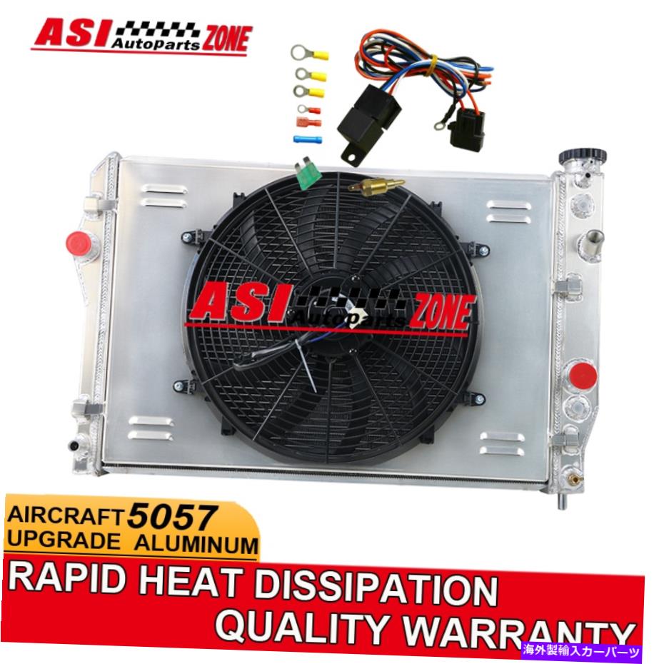 Radiator シボレーカマロZ28 5.7L V8 1993-2002 95 3rowアルミニウムラジエーターシュラウドファン For Chevrolet Camaro Z28 5.7L V8 1993-2002 95 3Row Aluminum Radiator Shroud Fan【並行輸入品】