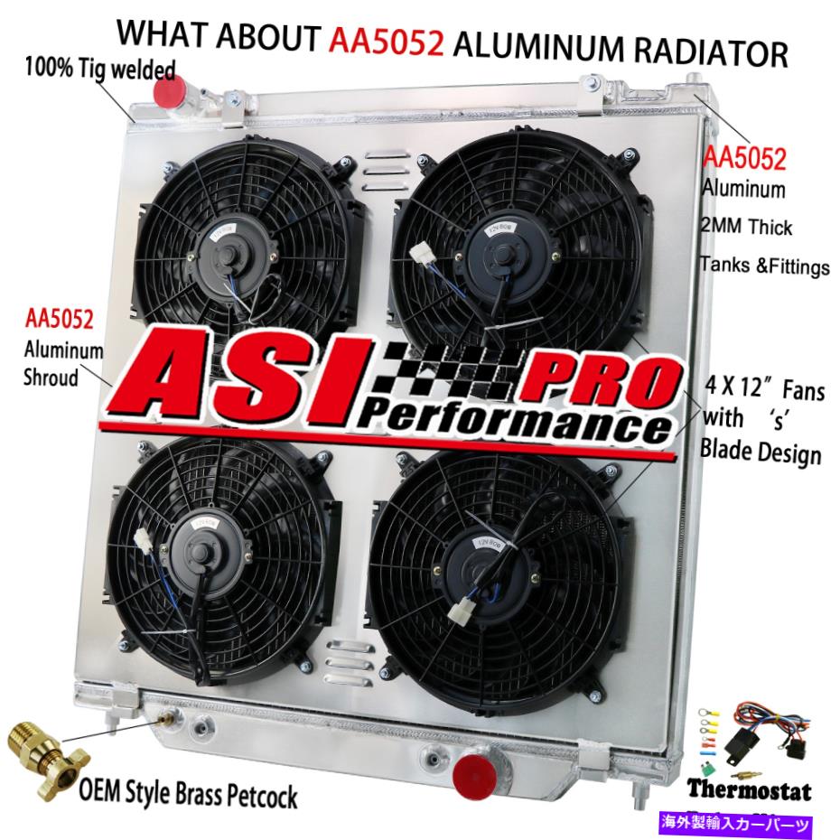 Radiator 3row Radiator+Shroud Fan＆Relay for 2005-07 Ford F-250、F350、F550 6.0L Powerstroke 3Row Radiator+Shroud Fan&Relay For 2005-07 Ford F-250,F350,F550 6.0L POWERSTROKE【並行輸入品】