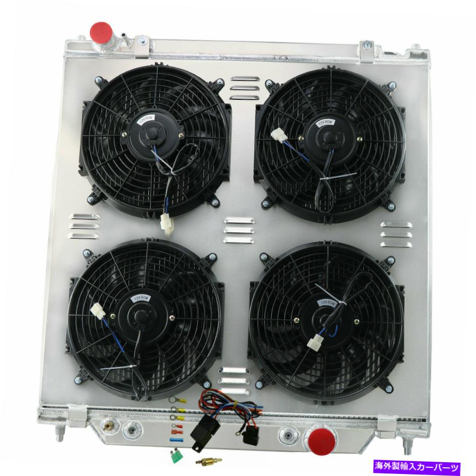 Radiator 05 06 07 FORD F53 F-2550 F350 F-450 F-550 V8/V10 3列ラジエーターW/シュラウドファン For 05 06 07 Ford F53 F-250 F350 F-450 F-550 V8/V10 3-Row Radiator w/Shroud Fan【並行輸入品】