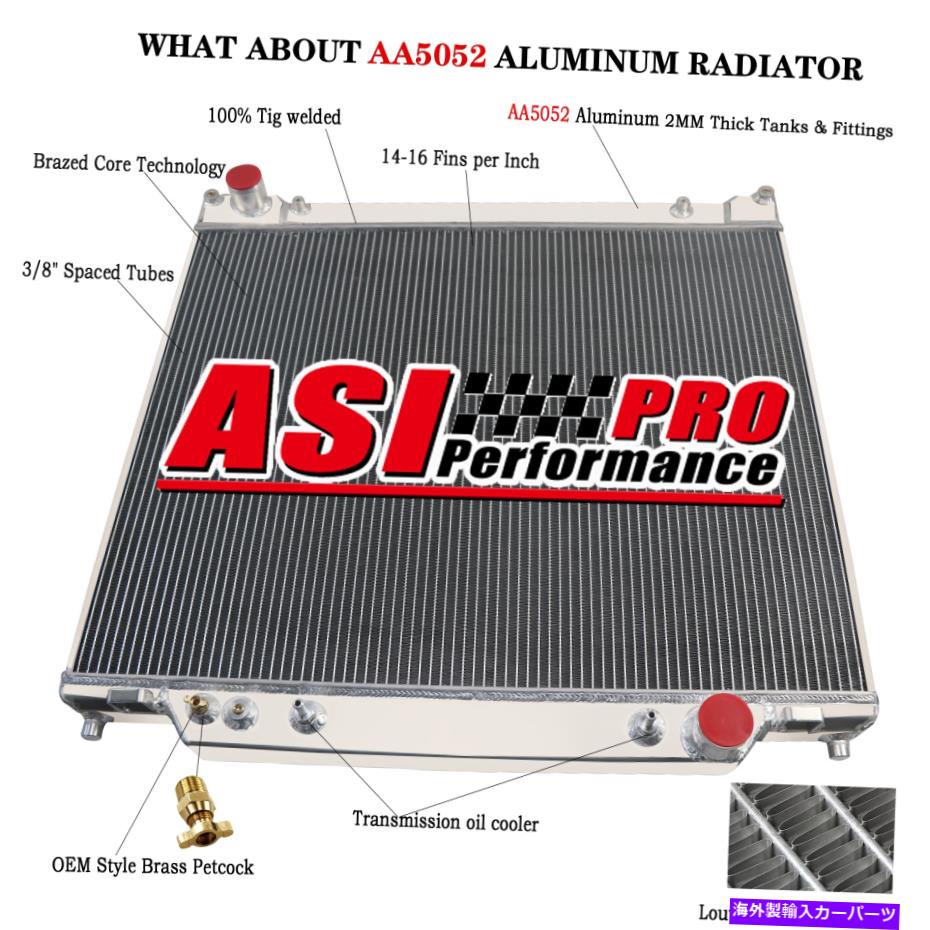 Radiator 1995年から1997年の4列ラジエーターフォードF250 F350 F59スーパーデューティパワーストローク7.3L 4-Row Radiator for 1995-1997 Ford F250 F350 F59 Super Duty Powerstroke 7.3L【並行輸入品】 80,707円