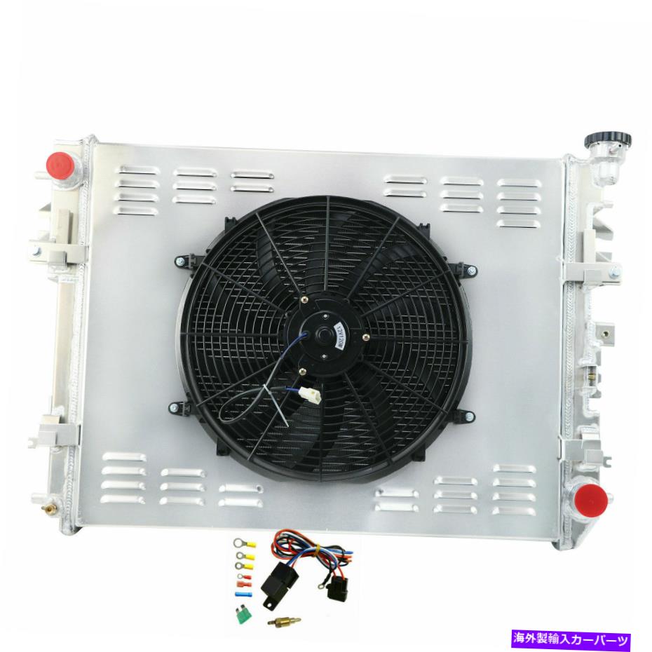 Radiator 2009-2018 2016 Dodge Ram 1500 2500 3.7L 4.7L 5.7Lの3列のラジエーター+シュラウドファン 3 ROW Radiator+Shroud Fan For 2009-2018 2016 Dodge Ram 1500 2500 3.7L 4.7L 5.7L【並行輸入品】