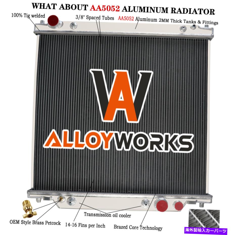 Radiator 99-05フォードF250 F350 F450 F550スーパーデューティ6.8 7.3Lの3列アルミニウムラジエーター 3 Row Aluminum Radiator For 99-05 Ford F250 F350 F450 F550 Super Duty 6.8 7.3L【並行輸入品】｜Us Custom Parts Shop USDM