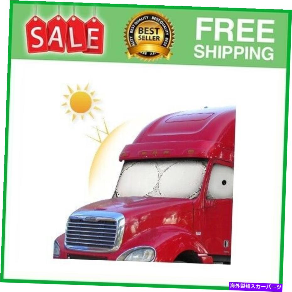 サンシェード フロントガラスとサイドウィンドウのためのセミトラック日陰|サンシェードの最大 Semi-Truck Sun Shade for Windshield and Side Window | Sunshade Maximum【並行輸入品】
